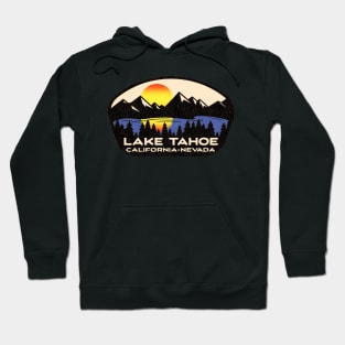 Lake Tahoe California Nevada Ski Skiing Boating Hiking Camping Vintage Hoodie